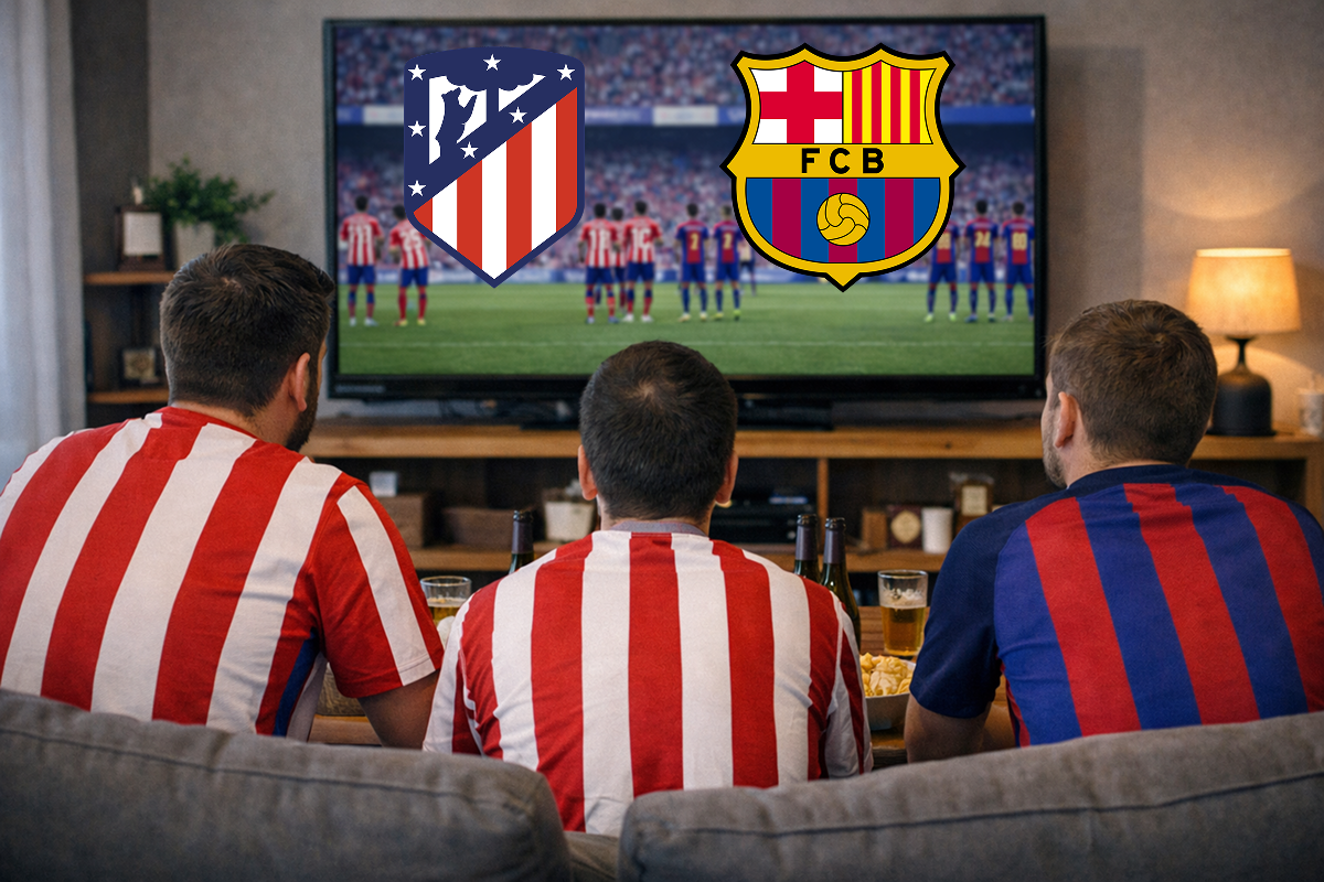 Dónde ver el Atlético Madrid vs Barcelona