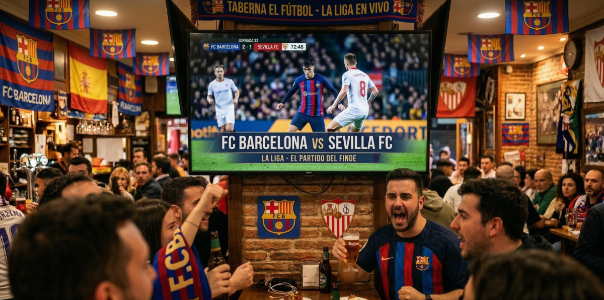 Dónde ver el Barcelona vs Sevilla