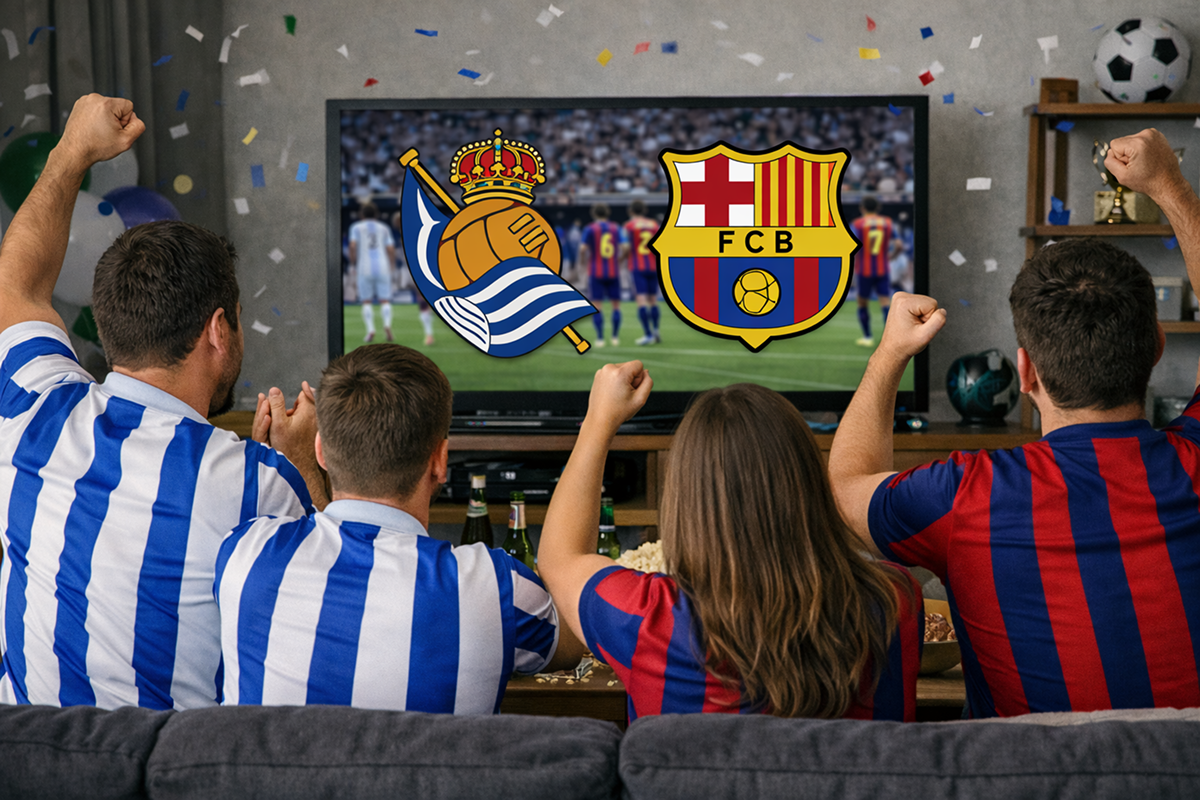 Dónde ver el Real Sociedad vs Barcelona