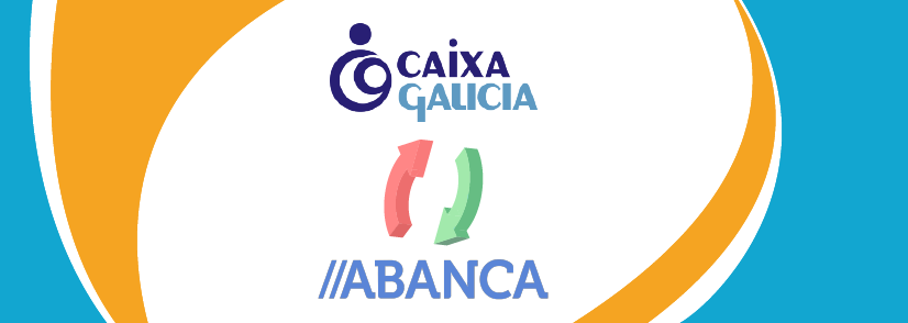 Logo fusión Caixa Galicia y ABANCA Caixa Galicia ahora pertenece a ABANCA