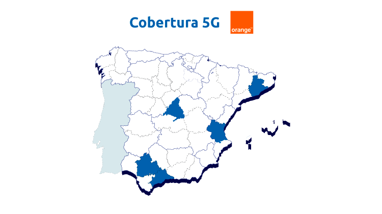 mapa 5g orange cobertura 5g orange