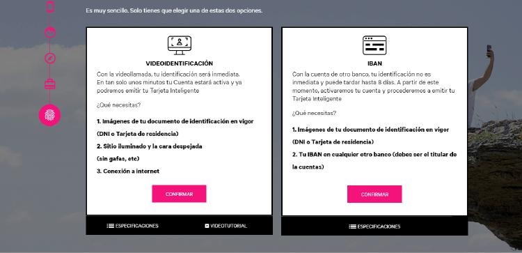 Cuenta Inteligente Evo Paso 6: Verificación identidad