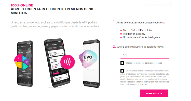 Acceso Cuenta Inteligente Evo Acceso a la Web Cuenta Inteligente Evo