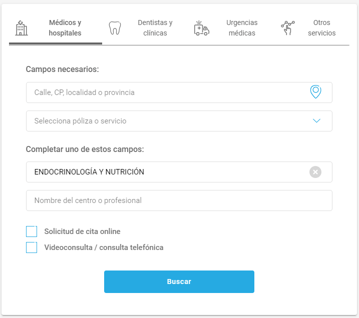 Adeslas nutricionista