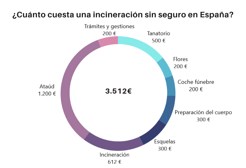 Cuánto cuesta una incineración sin seguro en España