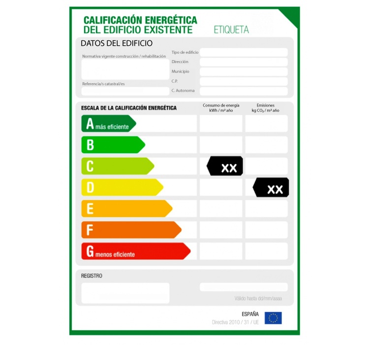etiqueta de eficiencia energética