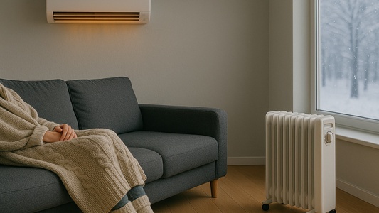 Calentar casa en invierno