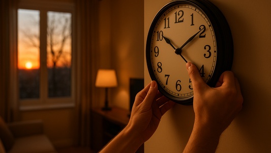 Cambio al horario de inverno 2025