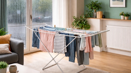 Cómo secar la ropa en casa  cuando llueve