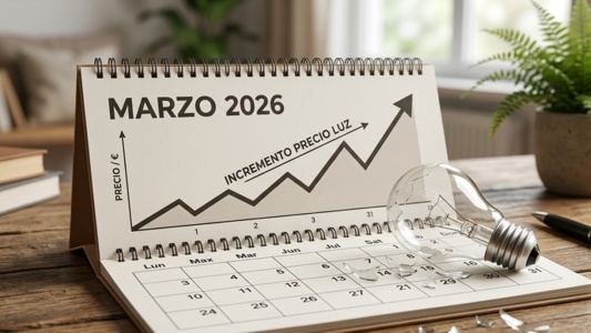 Precio de la luz marzo 2026