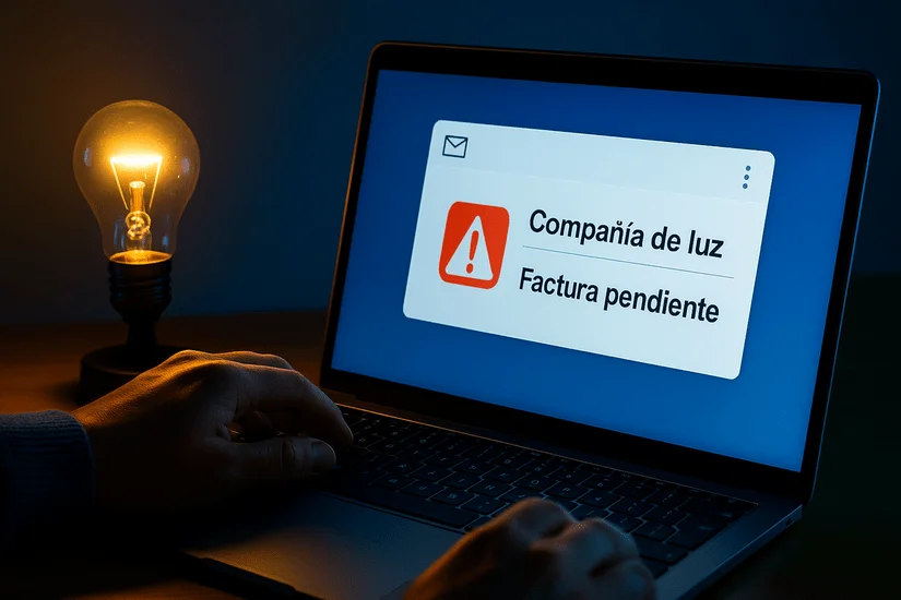 Estafa vía correo electrónico