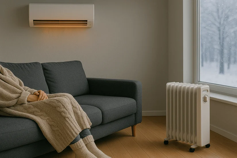 Calentar casa en invierno