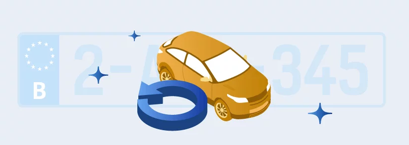 Cambiar la matrícula del coche