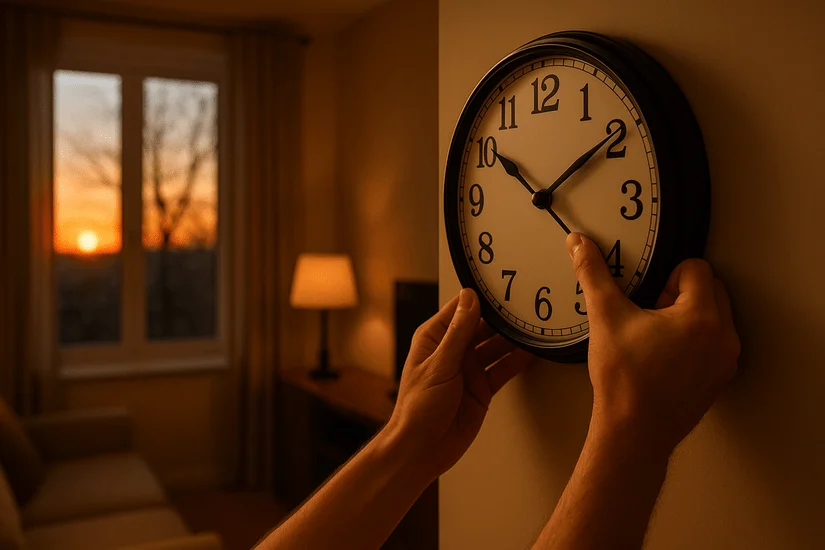 Cambio al horario de inverno 2025