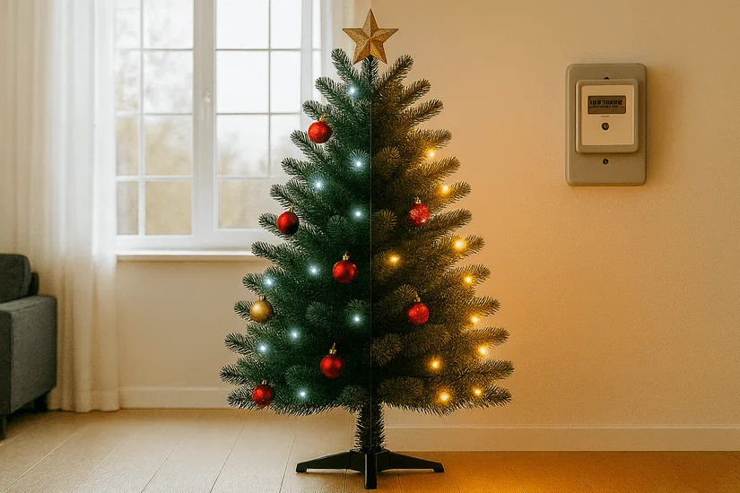 Cuánto cuesta encender las luces de Navidad