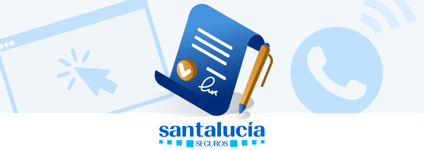 Dar un parte a Santalucía