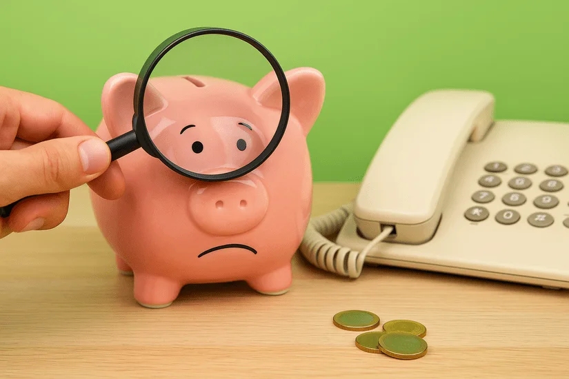 Revisa tu tarifa de teléfono por si te están cobrando de más
