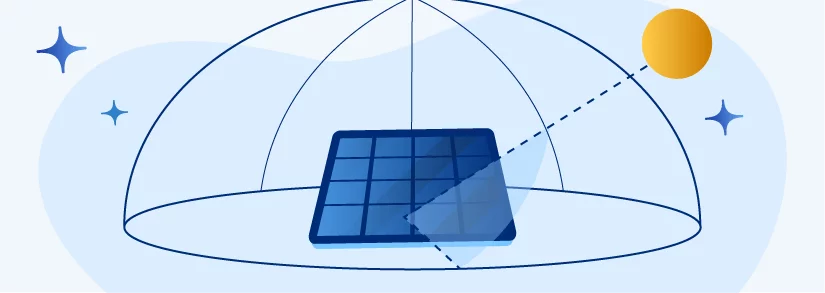 Orientación e inclinación de las placas solares